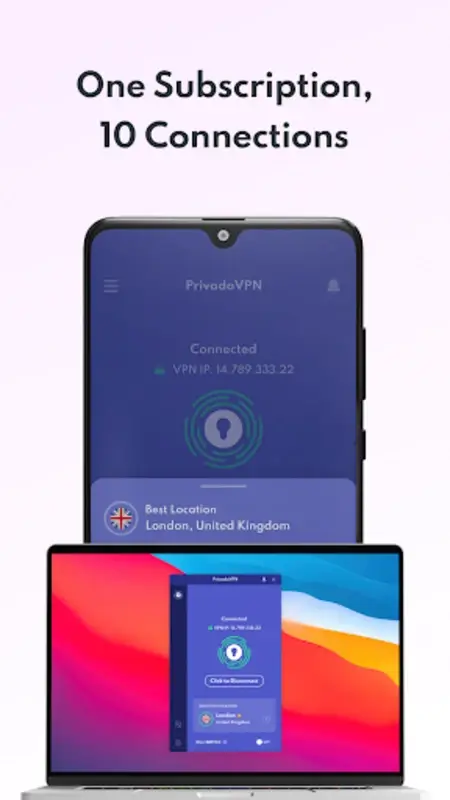 Screenshot PrivadoVPN APK v4.0.11