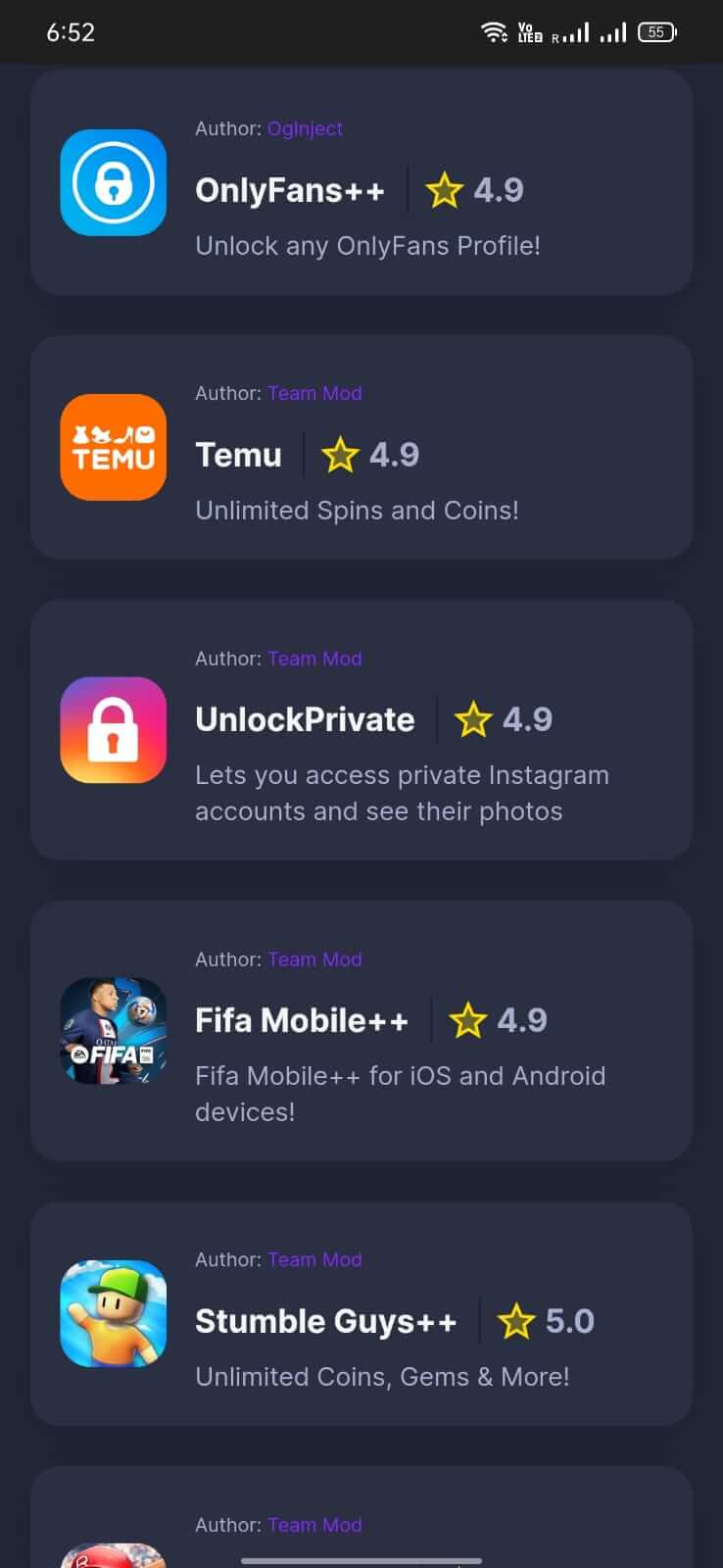 Screenshot Oginject APK
