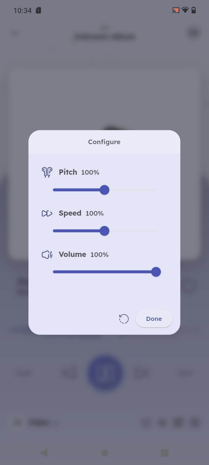 Screenshot Namida APK v5.3.9 - Pemutar Musik Android Open-Source