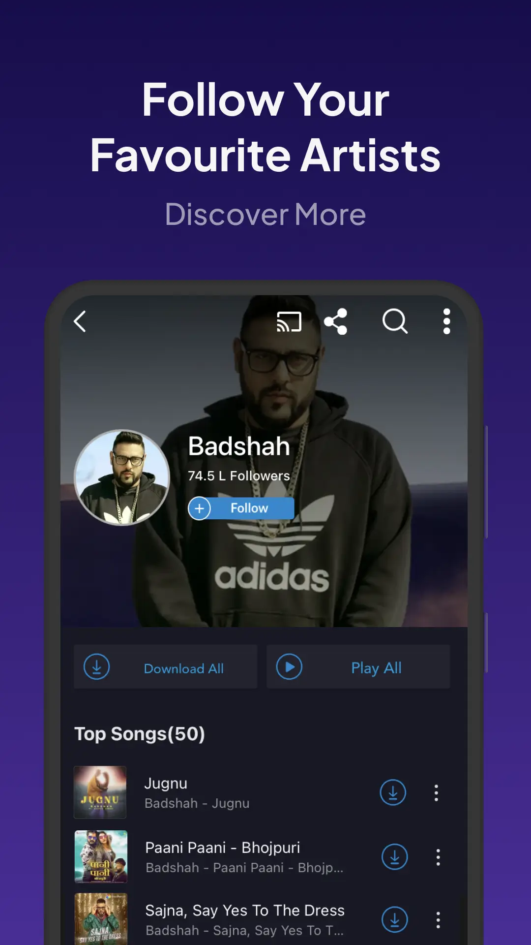 Screenshot Wynk Music APK Download Versi 3.68.1.1