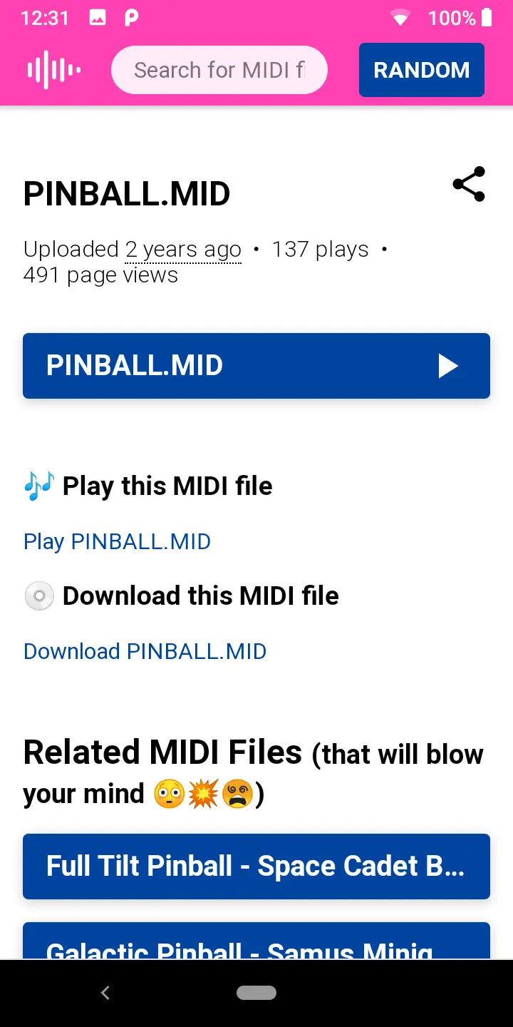 Screenshot BitMidi APK