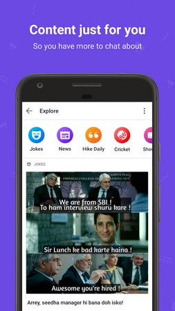 Screenshot Hike Messenger APK