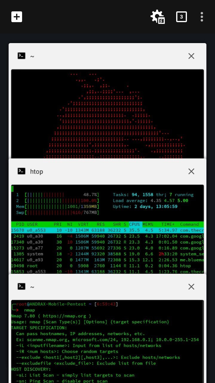 Screenshot Andrax APK