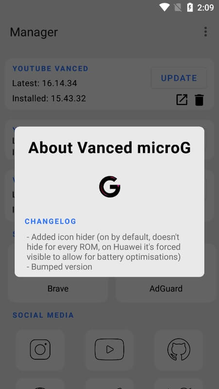 Screenshot MicroG APK