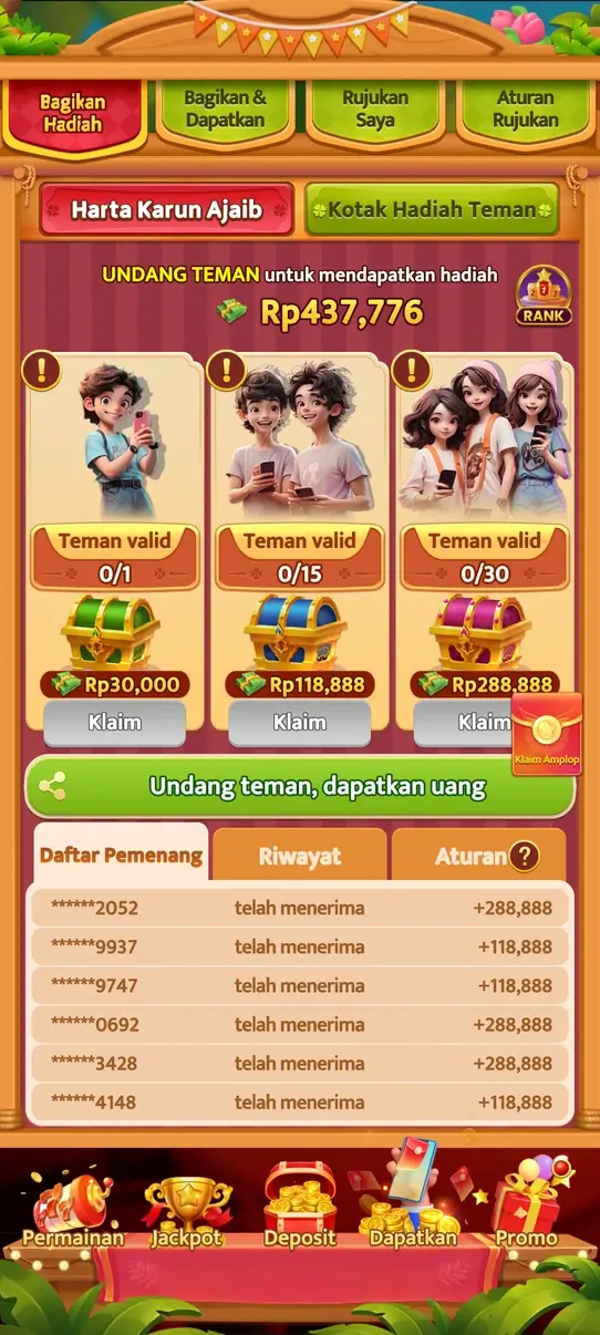 Screenshot 66Menang APK: Slot Santai dengan Grafis Menarik