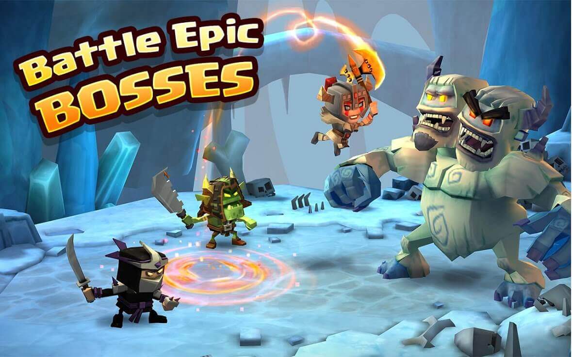 Screenshot Dungeon Boss APK: Respawned dengan Pertarungan Dungeon Seru