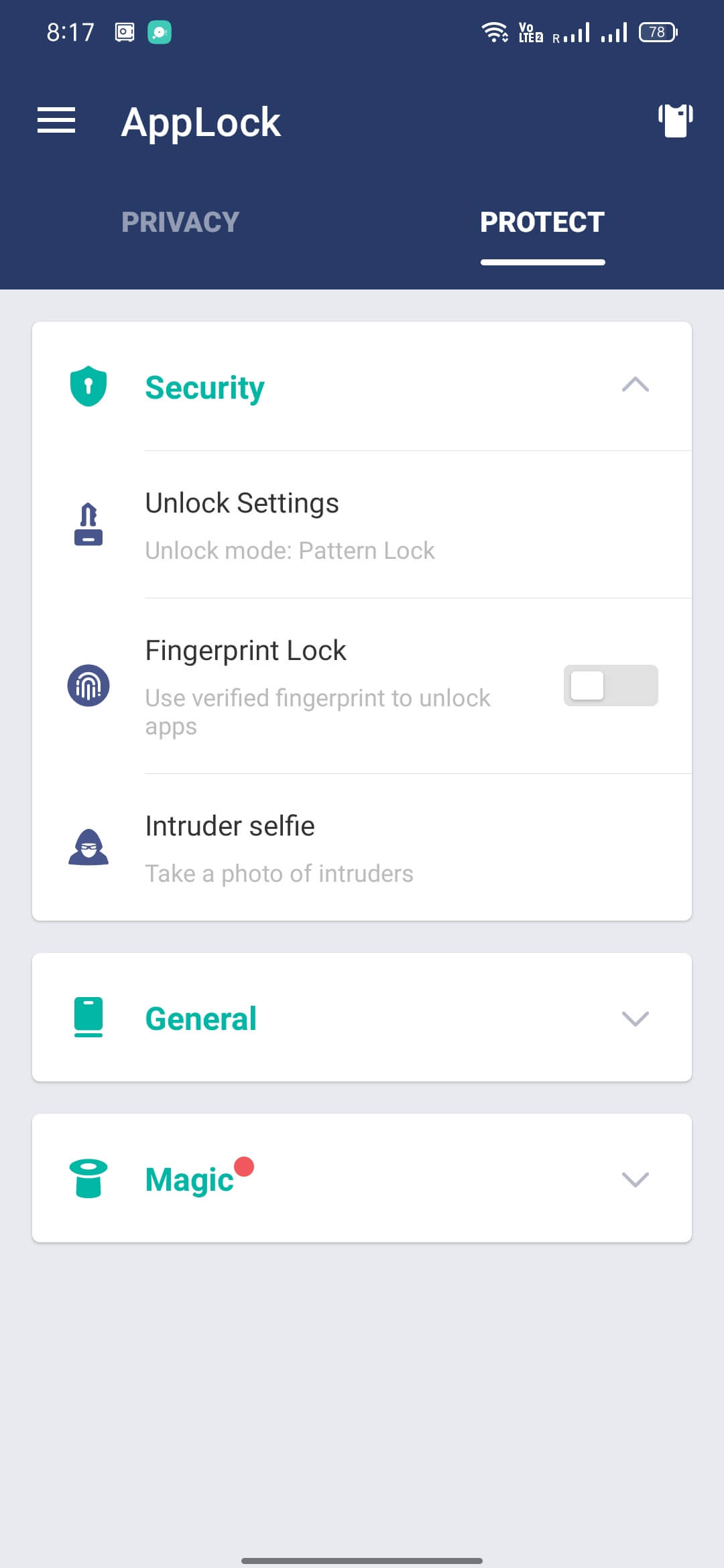 Screenshot AppLock APK v3.5.3cn untuk Mengunci Aplikasi dan Data Pribadi