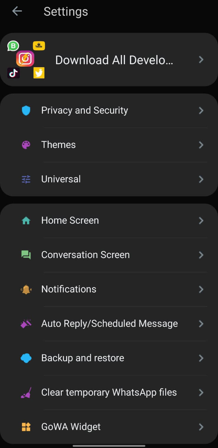 Screenshot WhatsApp Gold APK v44.10