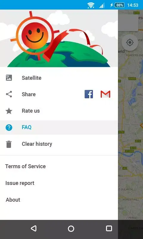 Screenshot Hola Fake GPS APK