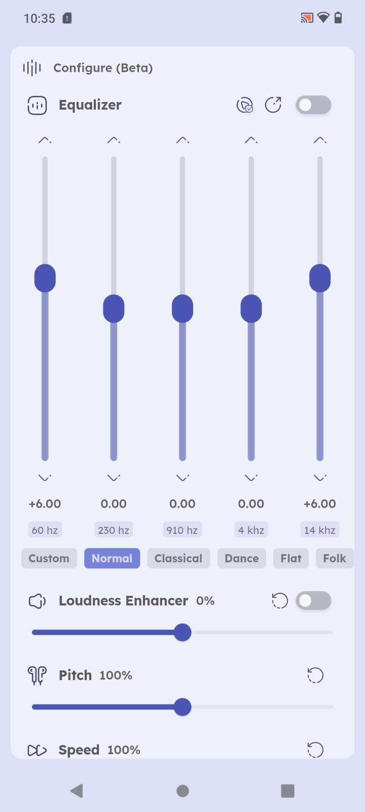 Screenshot Namida APK v5.3.9 - Pemutar Musik Android Open-Source