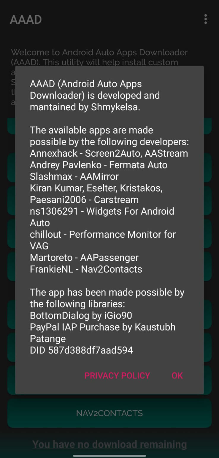 Screenshot AAAD APK 6.0