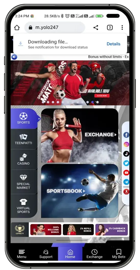 Screenshot Yolo247 APK 9.6.4