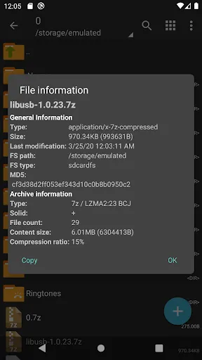 Screenshot ZArchiver Donate APK v1.0.10