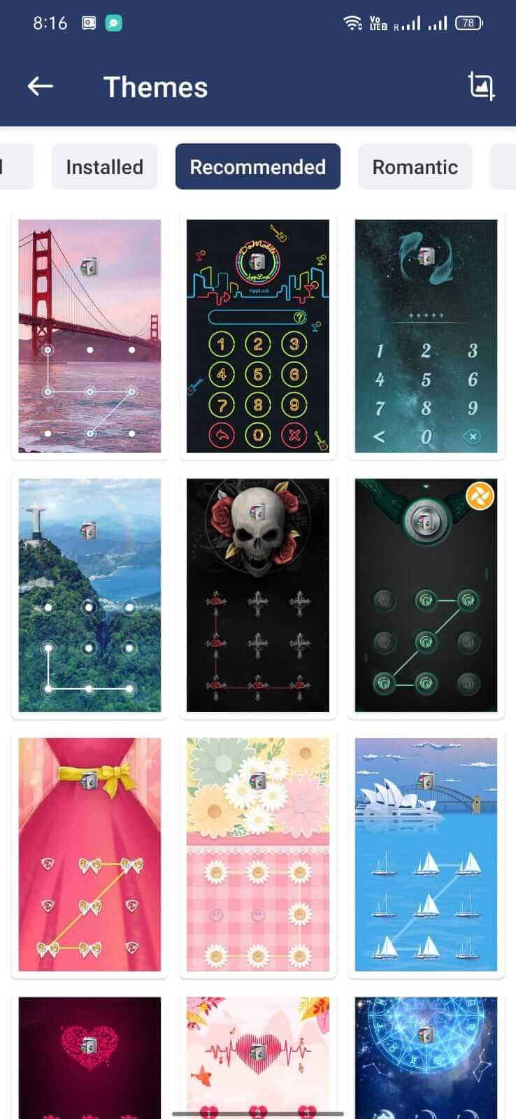 Screenshot AppLock APK v3.5.3cn untuk Mengunci Aplikasi dan Data Pribadi