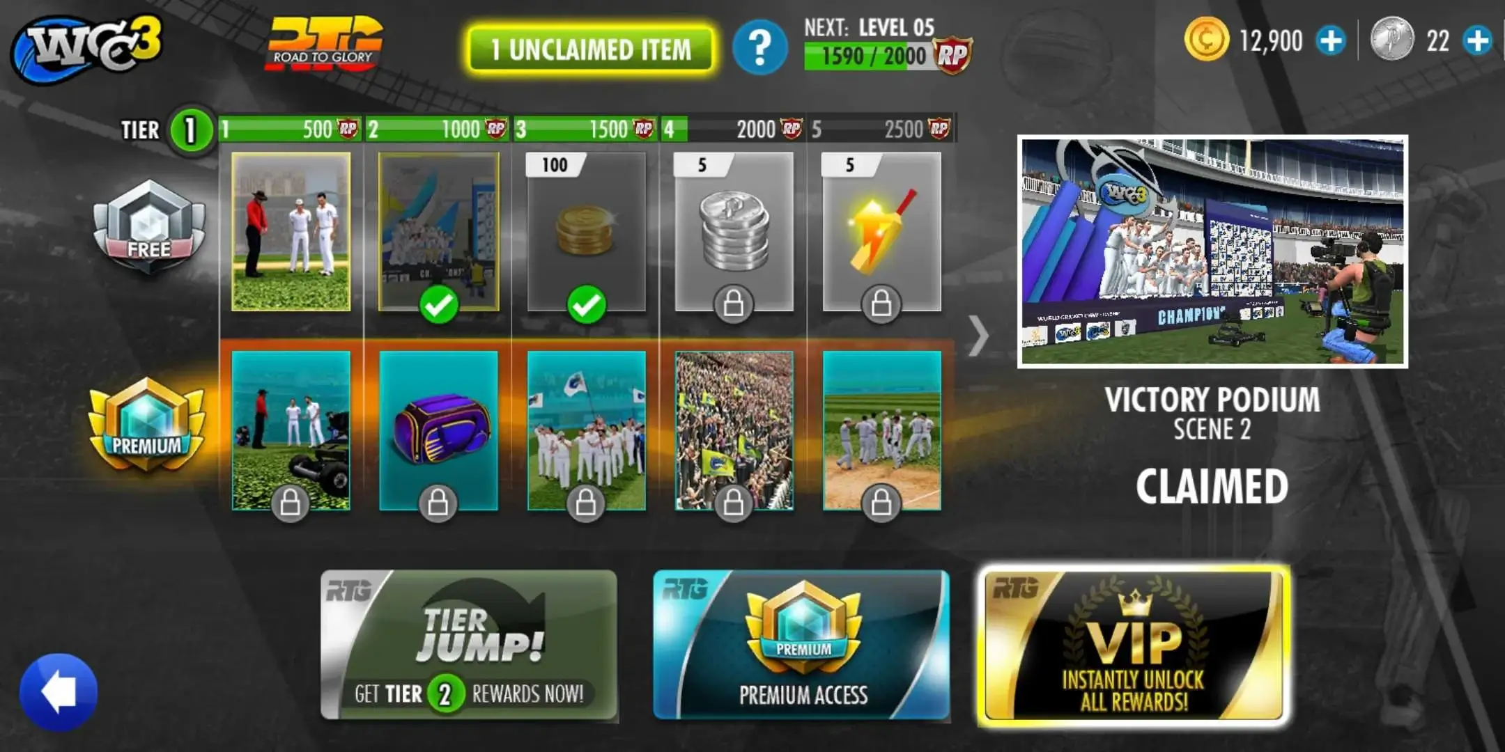 Screenshot World Cricket Championship 3 APK