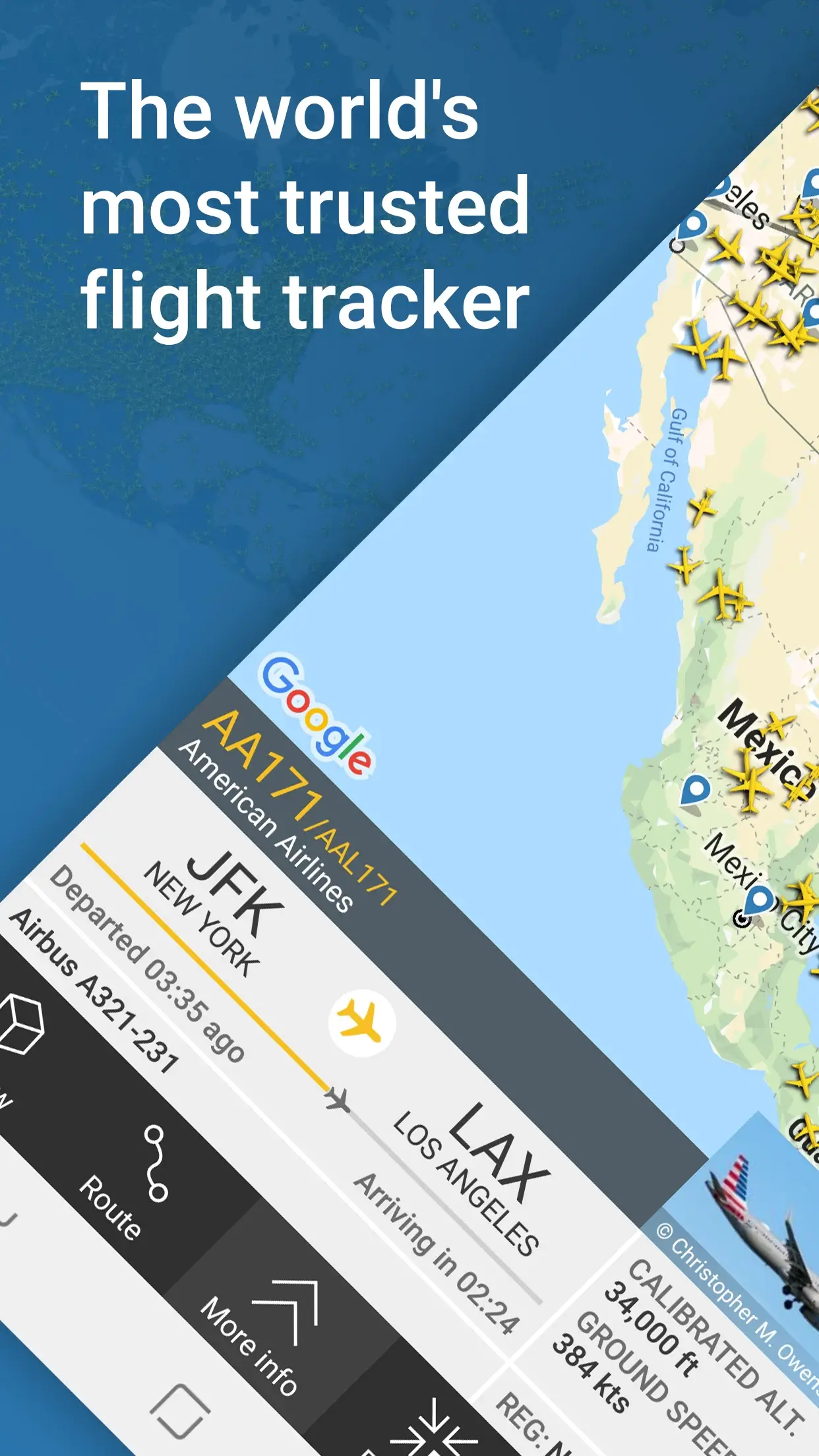 Screenshot Flightradar24 APK