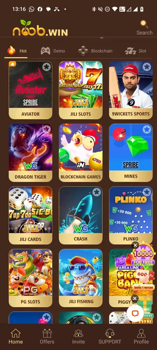 Screenshot Noob Win APK