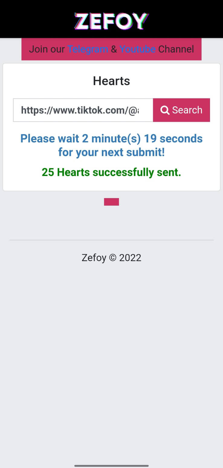 Screenshot ZEFOY APK v1.9.5 untuk Android