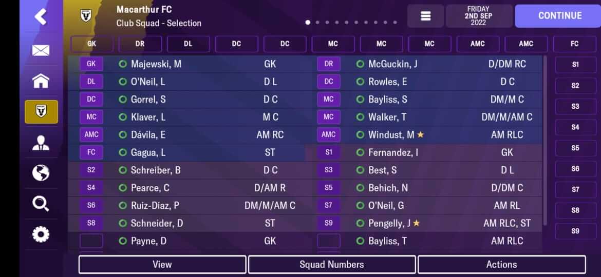 Screenshot Football Manager Mobile 2023 APK