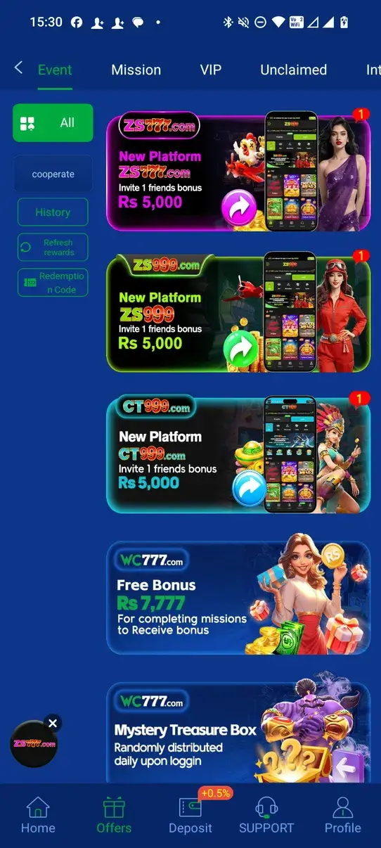 Screenshot WC777 APK 6.3.5
