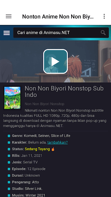Screenshot Animasu APK v1.8.1