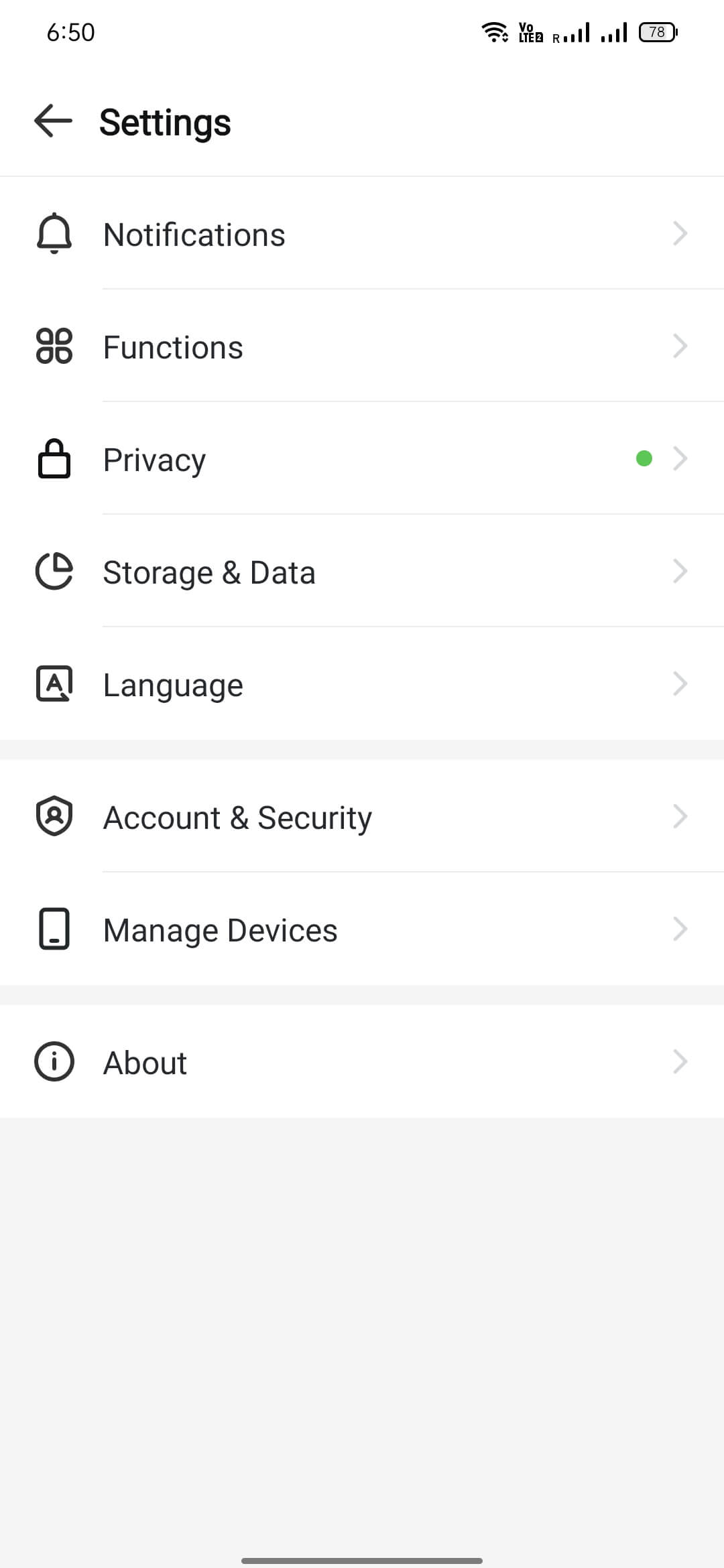 Screenshot imo APK