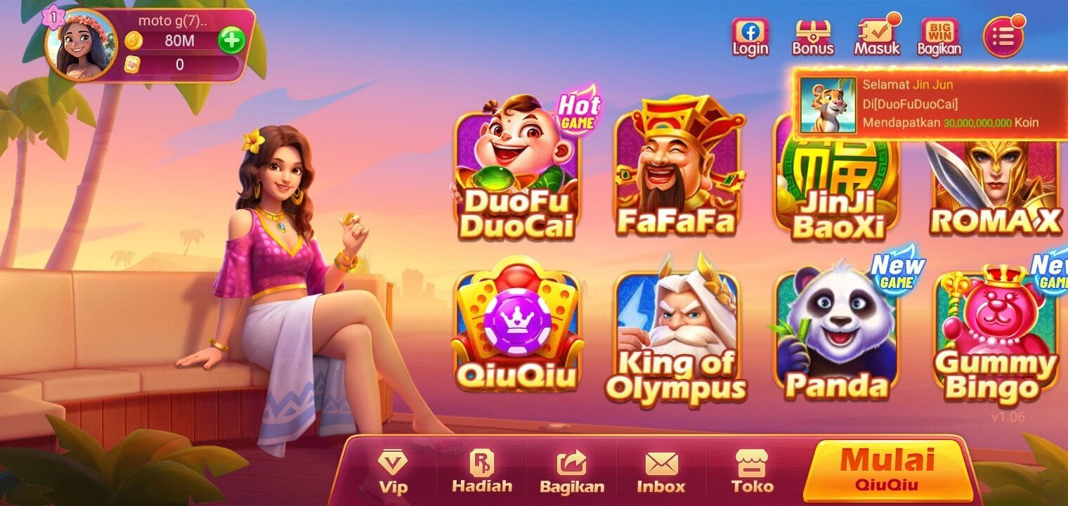 Screenshot Boss Domino APK v1.25: Domino QiuQiu Seru dengan Banyak Ruangan