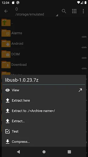 Screenshot ZArchiver Donate APK v1.0.10