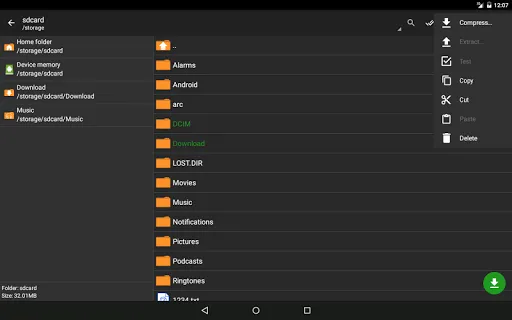Screenshot ZArchiver Donate APK v1.0.10