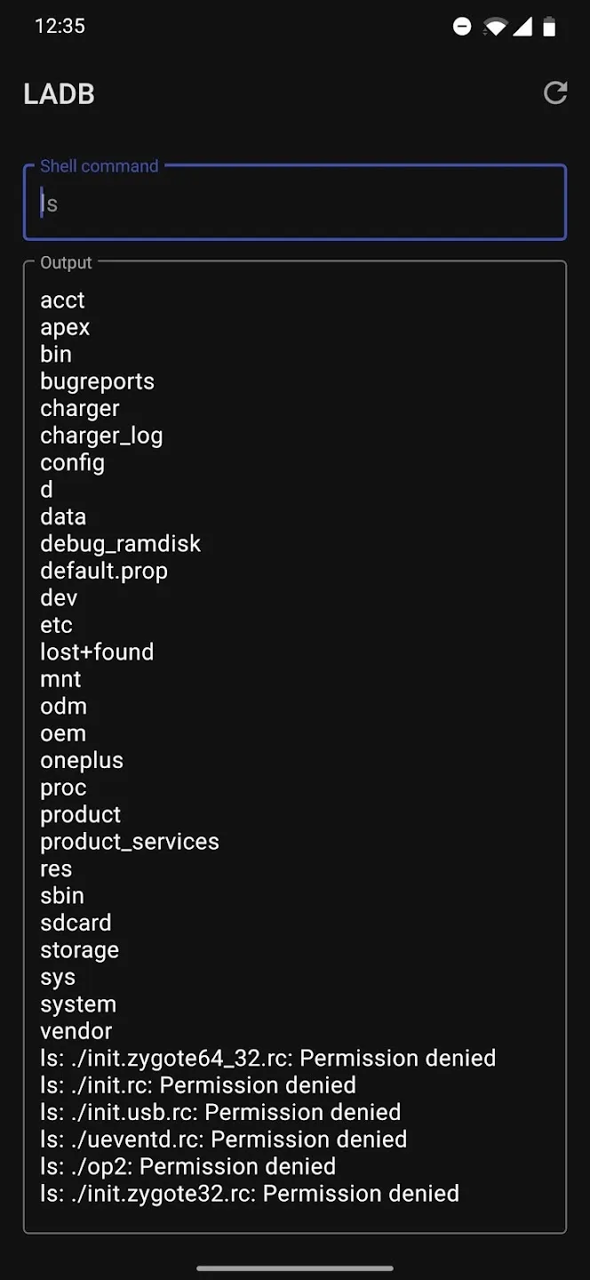 Screenshot LADB APK