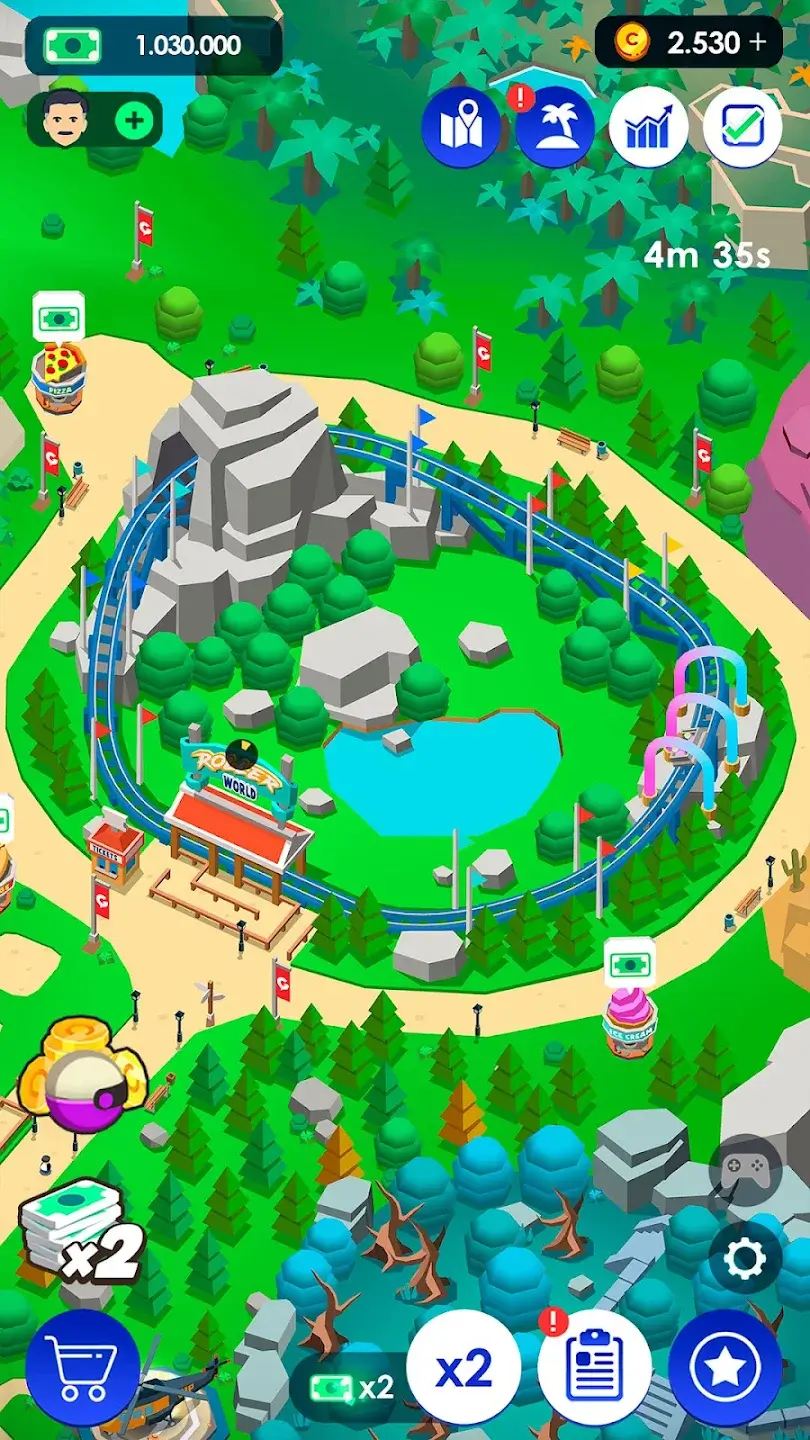 Screenshot Idle Theme Park Tycoon APK v8.8.1