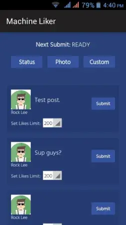 Screenshot Machine Liker APK v2.2 untuk Android