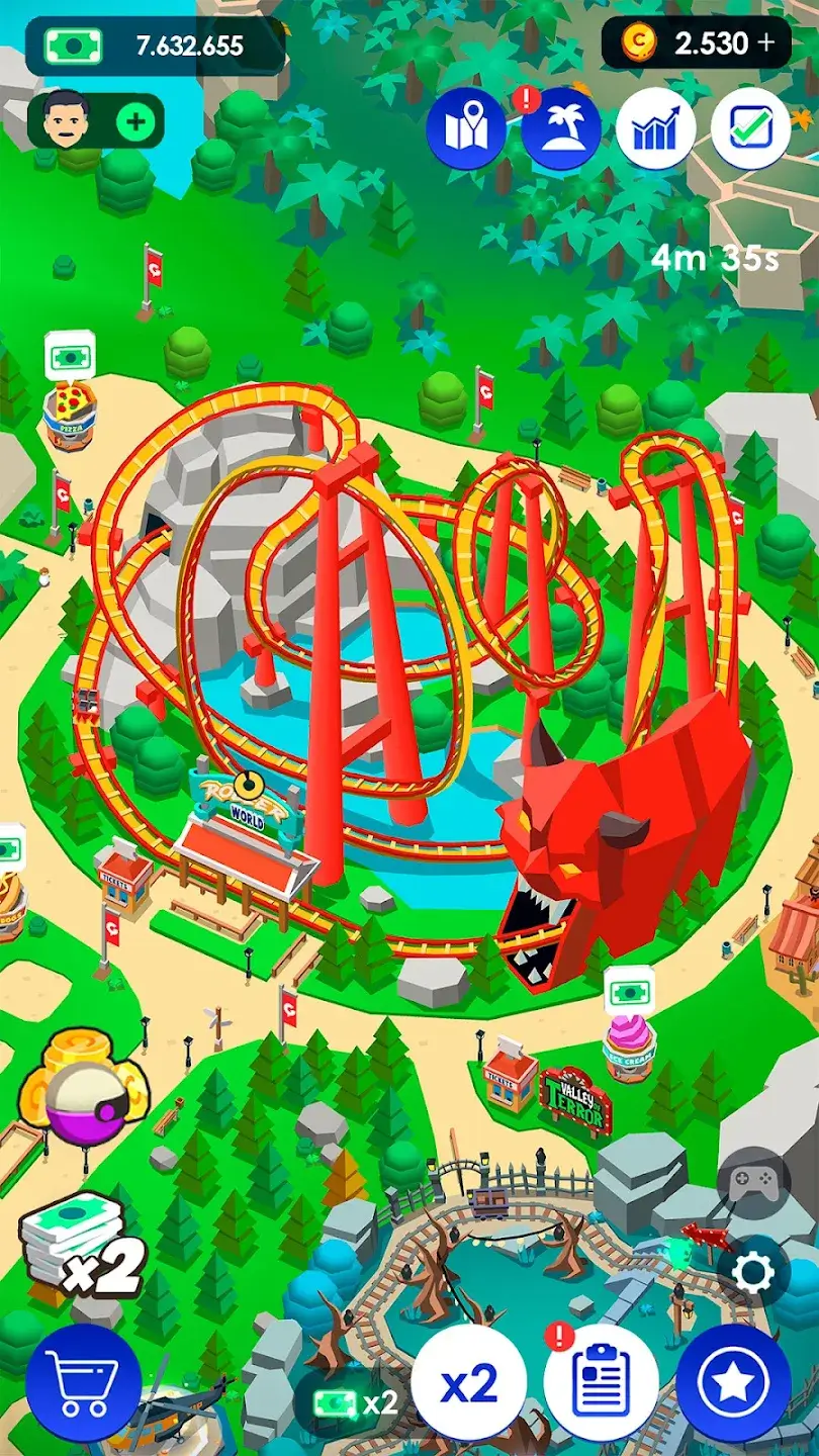 Screenshot Idle Theme Park Tycoon APK v8.8.1