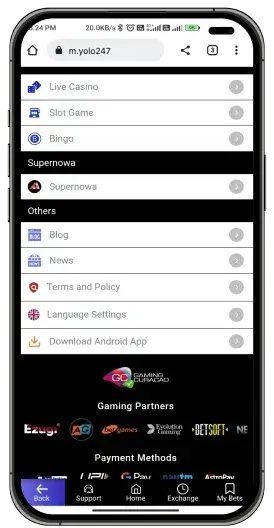 Screenshot Yolo247 APK 9.6.4