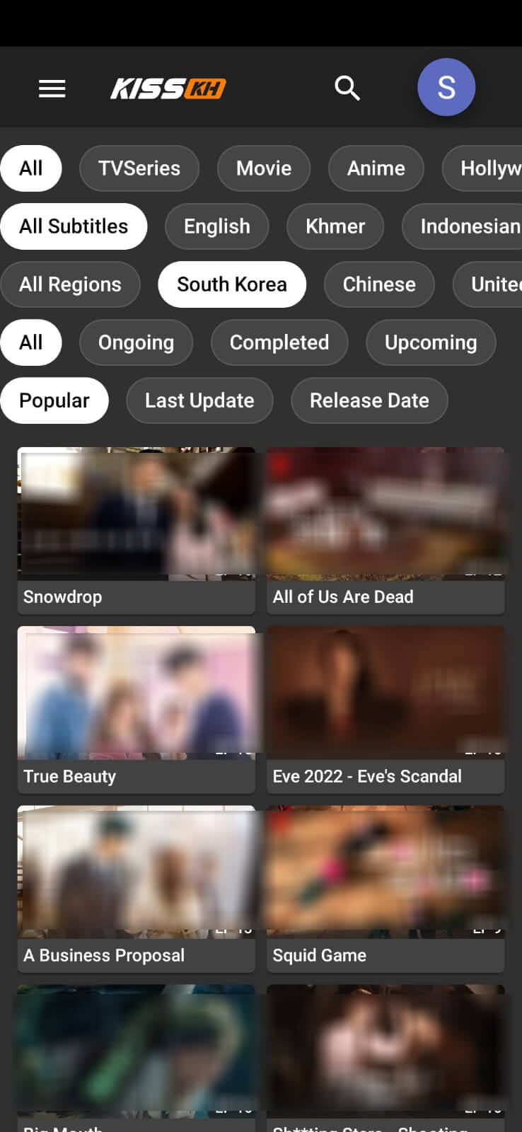 Screenshot KissKH APK