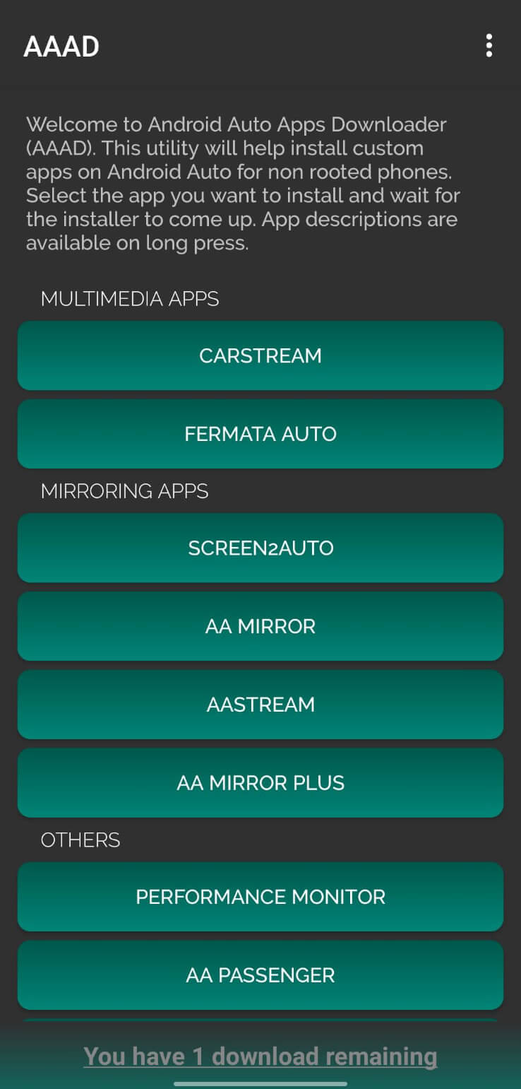 Screenshot AAAD APK 6.0