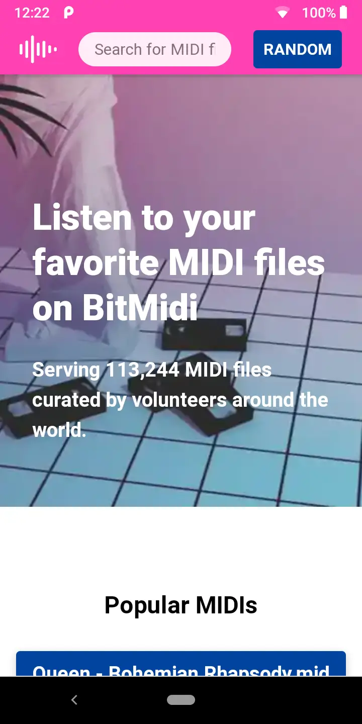 Screenshot BitMidi APK