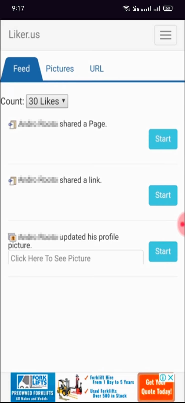 Screenshot Liker.us APK v30000 untuk Android