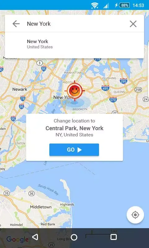 Screenshot Hola Fake GPS APK