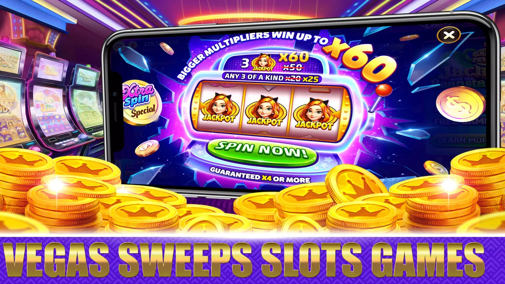 Screenshot Vegas Sweeps Slots 777 APK v1.0.61 Download untuk Android