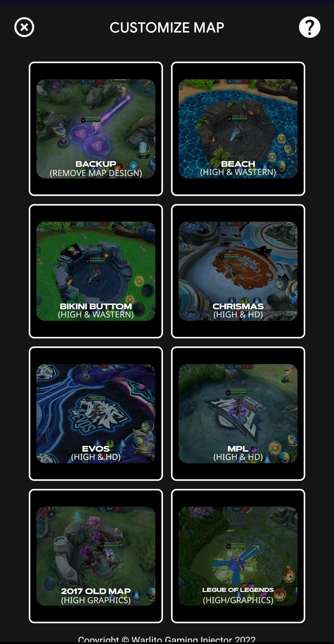 Screenshot Warlito Injector APK v1.77
