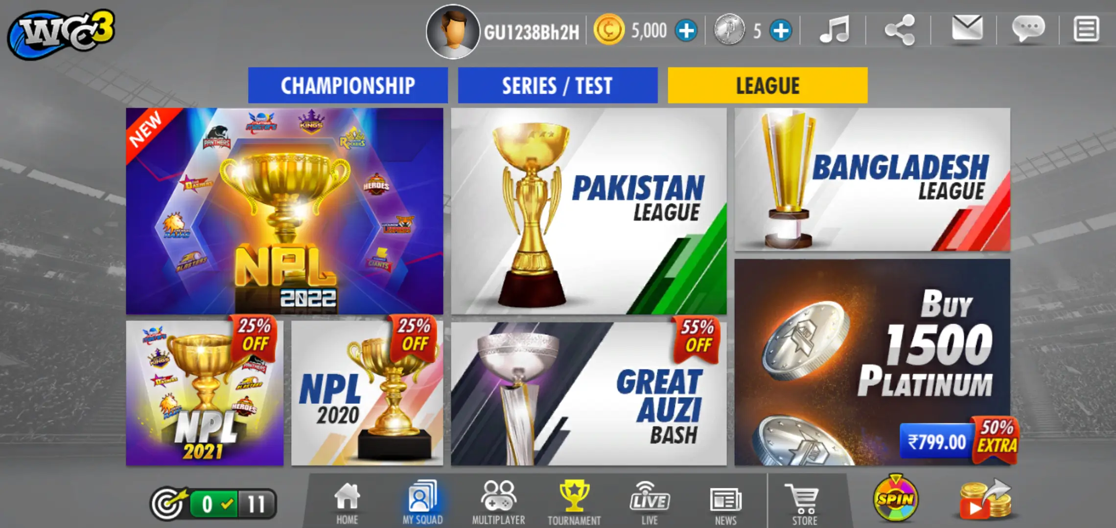 Screenshot World Cricket Championship 3 APK
