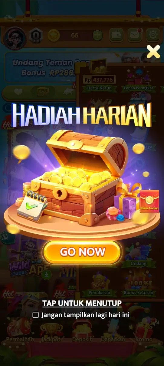 Screenshot 66Menang APK: Slot Santai dengan Grafis Menarik