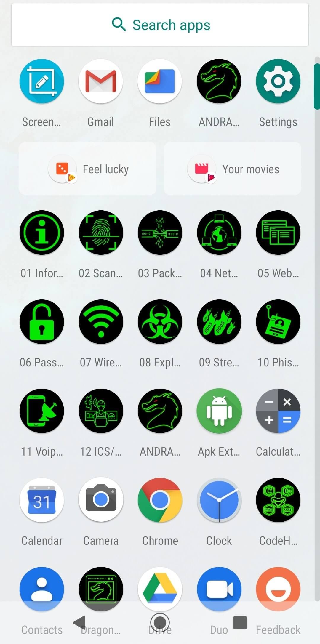 Screenshot Andrax APK