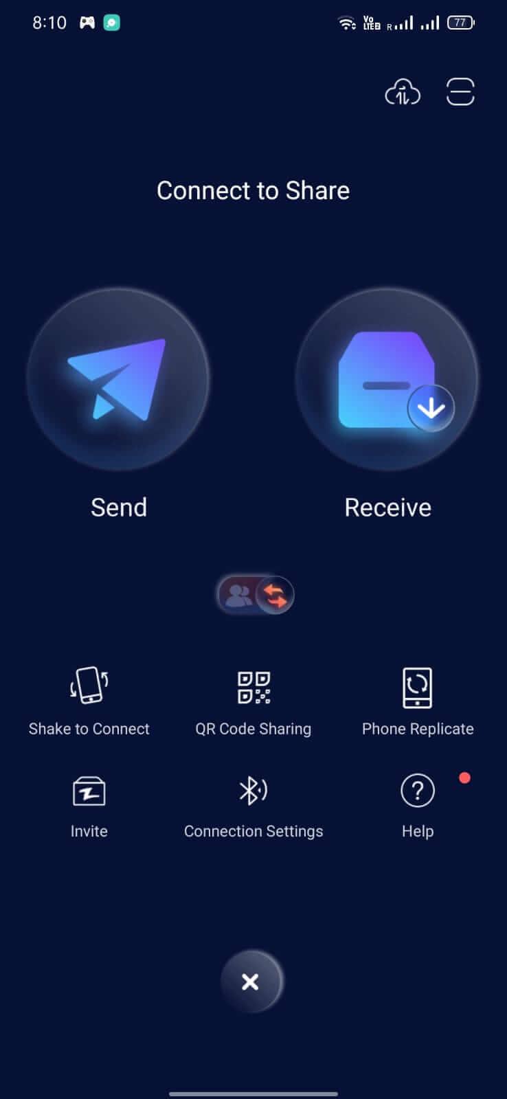 Screenshot Zapya APK