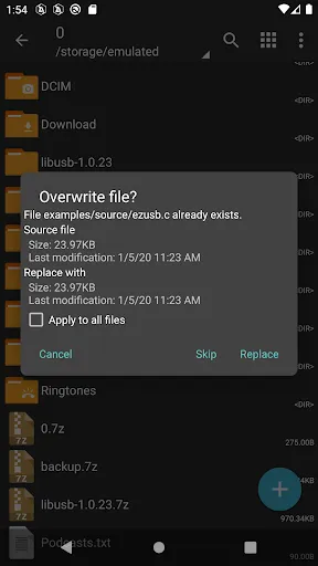 Screenshot ZArchiver Donate APK v1.0.10