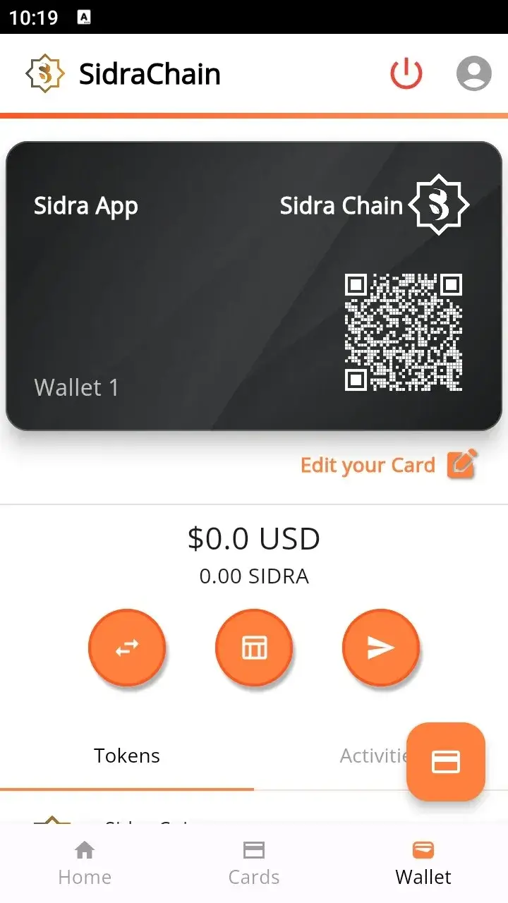 Screenshot Sidra Chain APK