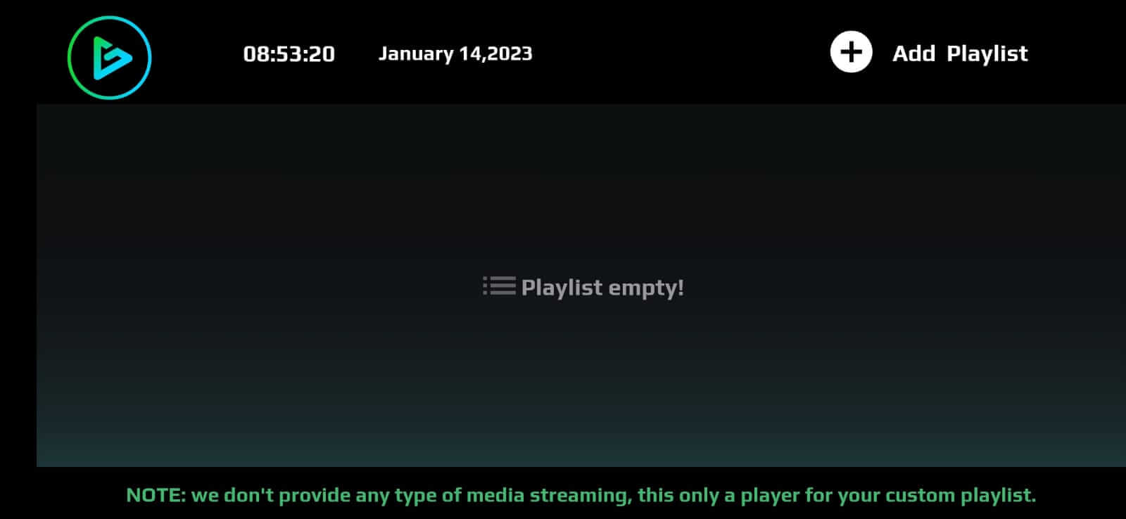 Screenshot GTV Player APK