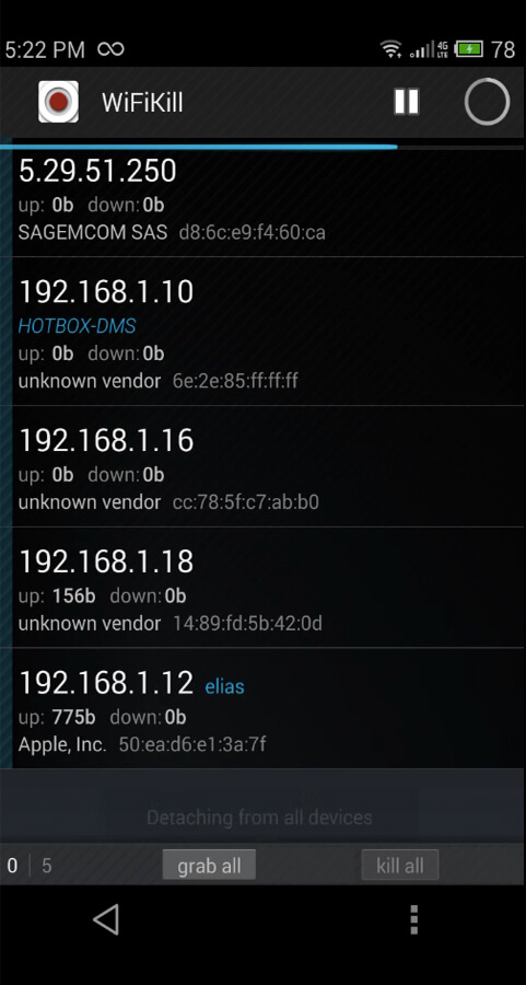 Screenshot WiFiKill APK