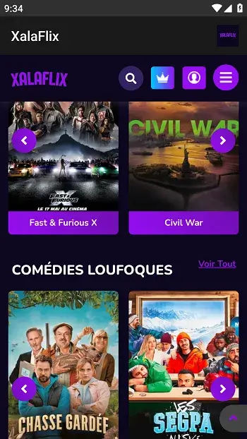 Screenshot XalaFlix APK